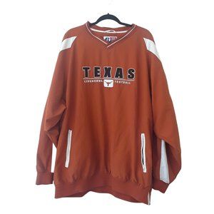COPY - Russell TEXAS LONGHORNS Football Men Team Issue Pullover V Neck Jacket X…